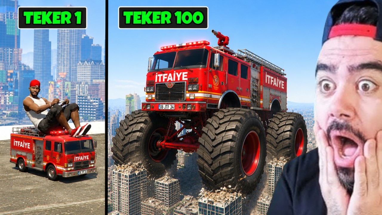FRANKLIN KAZA YAPTIGINDA ITFAIYESI DEGIŞIYOR - GTA 5 MODS