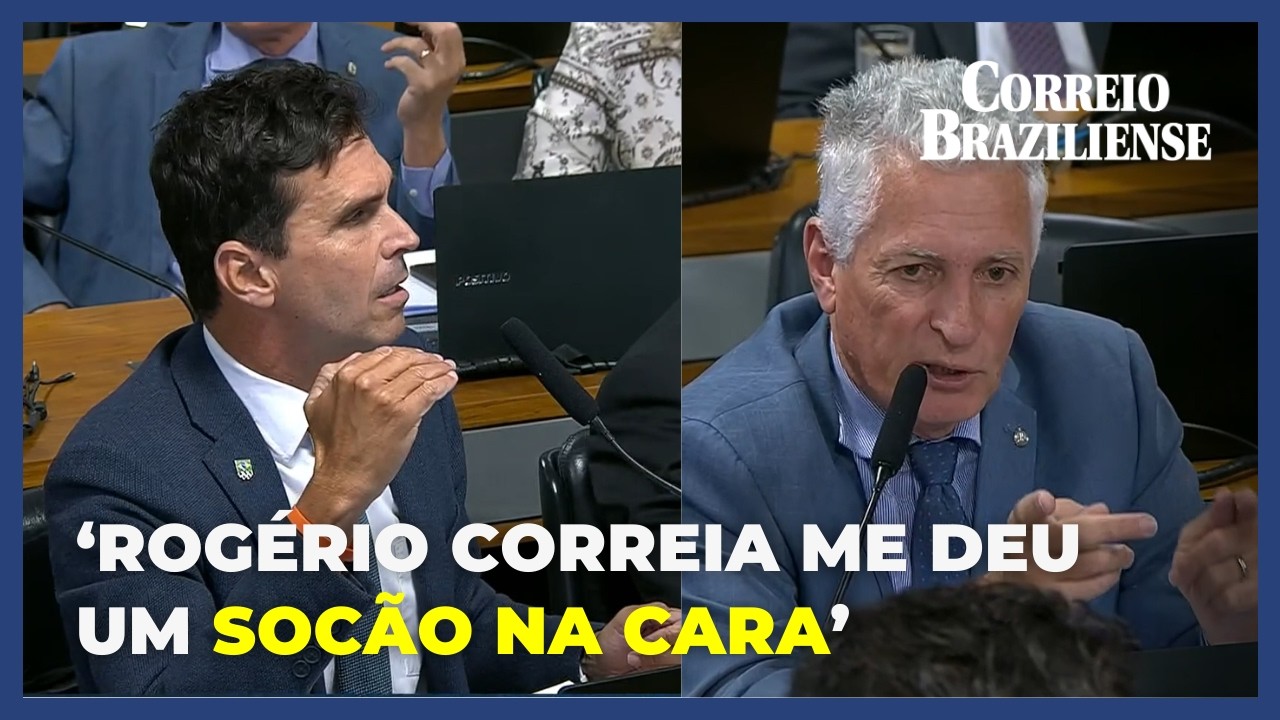 LUIZ LIMA ALEGA TER TOMADO "SOCÃO NA CARA" DE ROGÉRIO CORREIA; DEPUTADO PEDE DESCULPAS