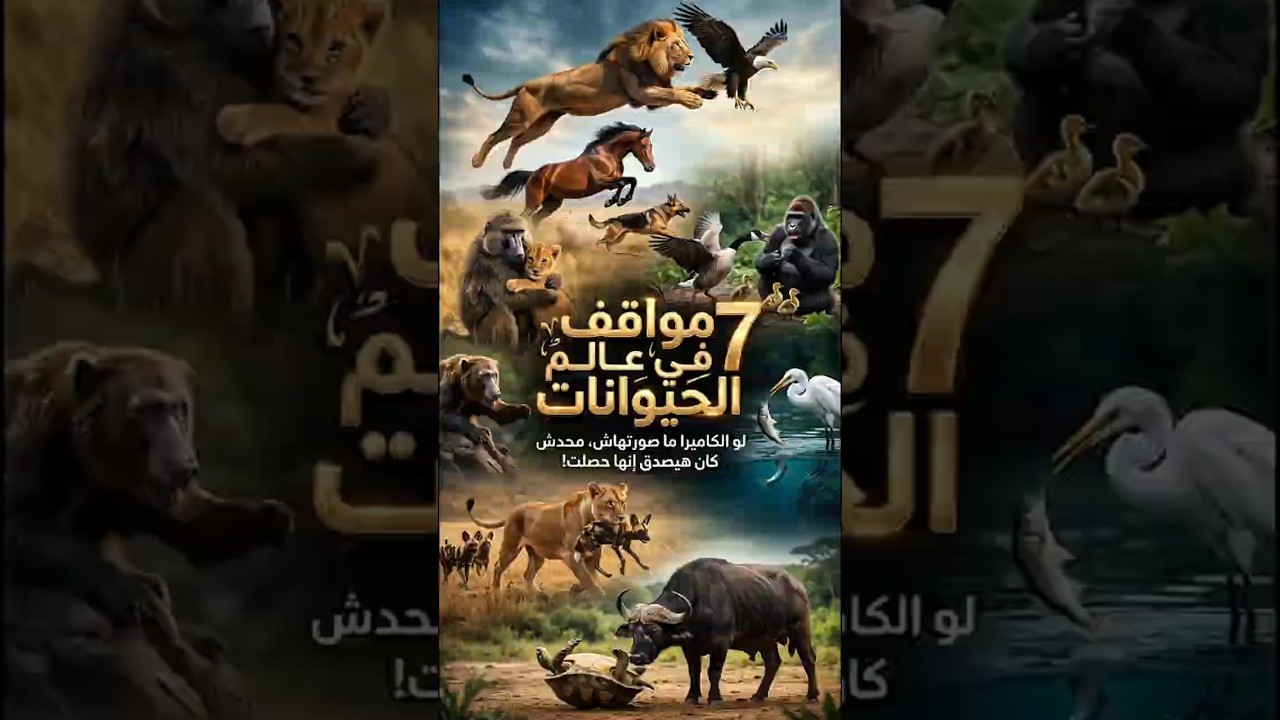 7 لحظات في عالم الحيوانات… لو الكاميرا ما صورتهاش محدش كان هيصدقها! #animals #wildlife #m7etmedia