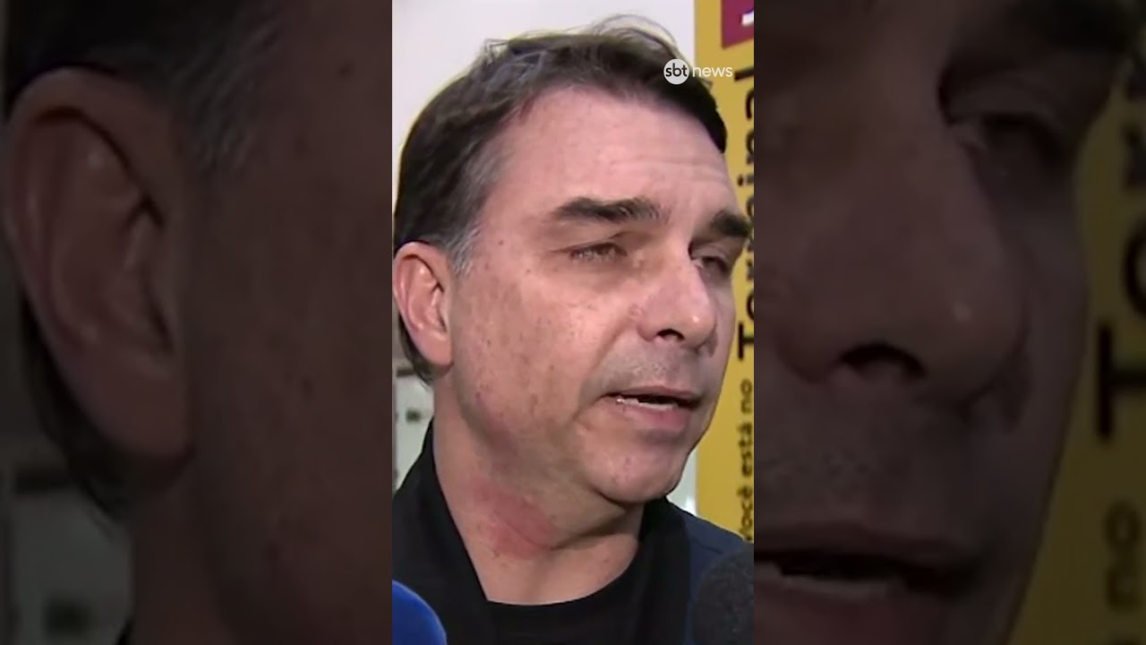 Flávio Bolsonaro diz esperar apoio de Michelle na campanha |  #sbtnews