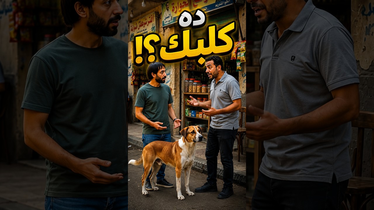 الكلب نزل من الميكروباص وراح لصاحبه! 😂🐶