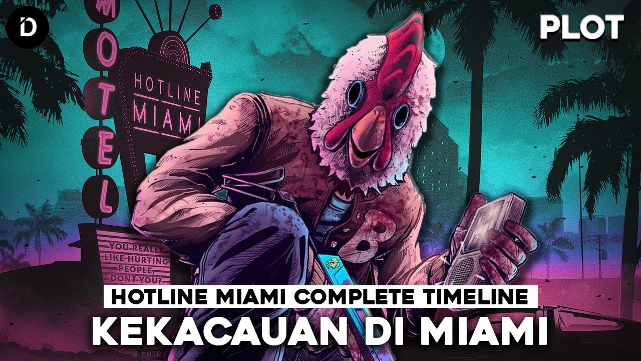 PLOT: Memahami Brutalnya Cerita Hotline Miami | Hotline Miami 1 & 2 Complete Timeline
