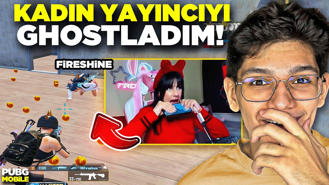 EN İYİ KADIN YAYINCIYI GHOSTLADIM ! - PUBG MOBİLE