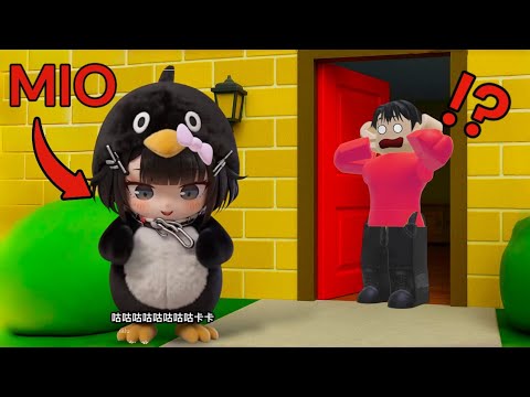Yuta Kaget! Ada Baby Pinguin GUGUGAGA Di Depan Rumah Ternyata MIO! | ROBLOX