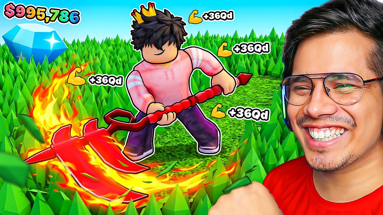 +1 GRASS CUTTER ROBLOX 😱