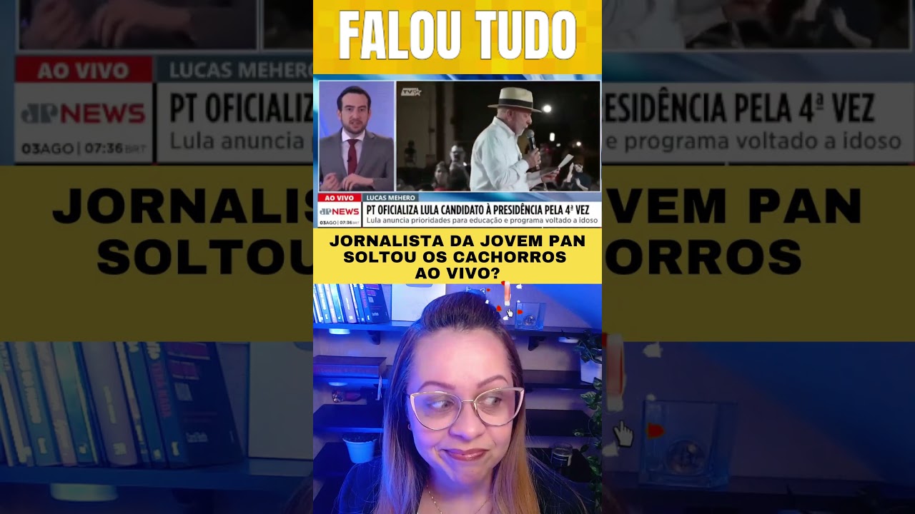 Jornalista da Jovem Pam perdeu a linha ao vivo! #política #brasil #noticias