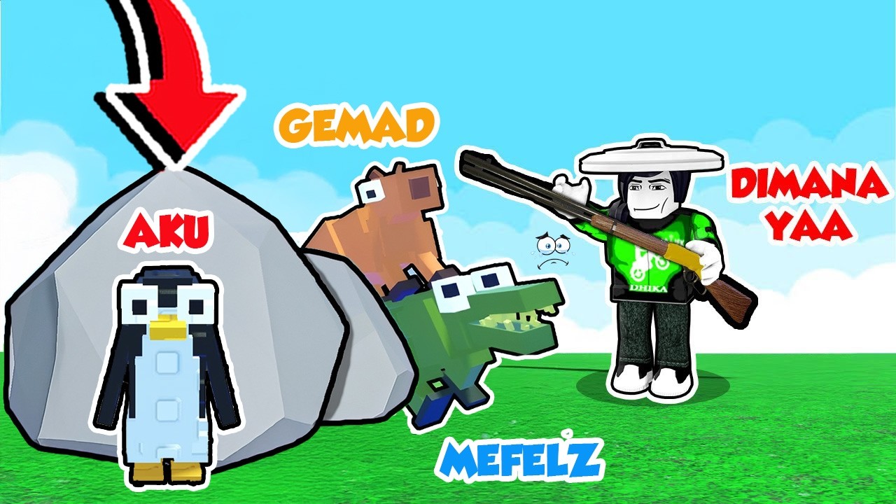 4 KOCAK MAIN PETAK UMPET JADI HEWAN PALING NGAKAK DI ROBLOX!!!