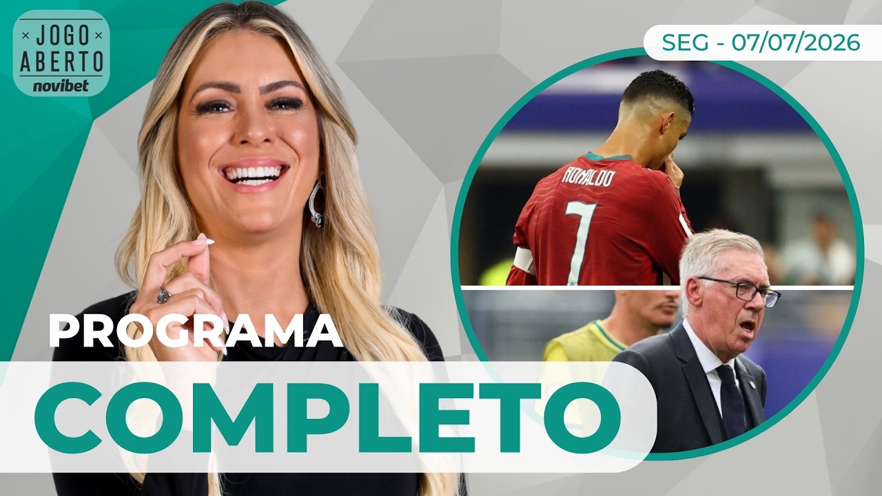 JOGO ABERTO NOVIBET DEBATE CICLO FRACASSADO DO BRASIL E DESPEDIDA DE CR7 - 07/07/2026