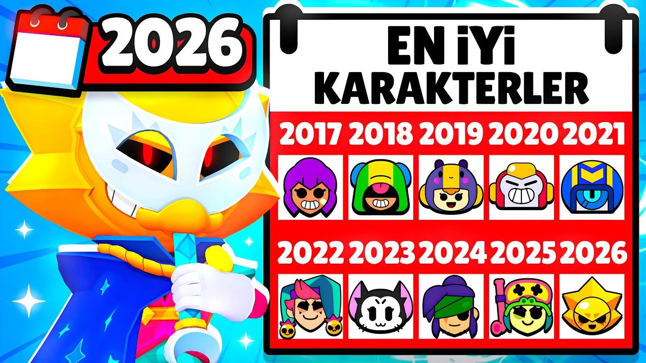 TARİHİN EN İYİ KARAKTERLERİ! 😮 | Brawl Stars