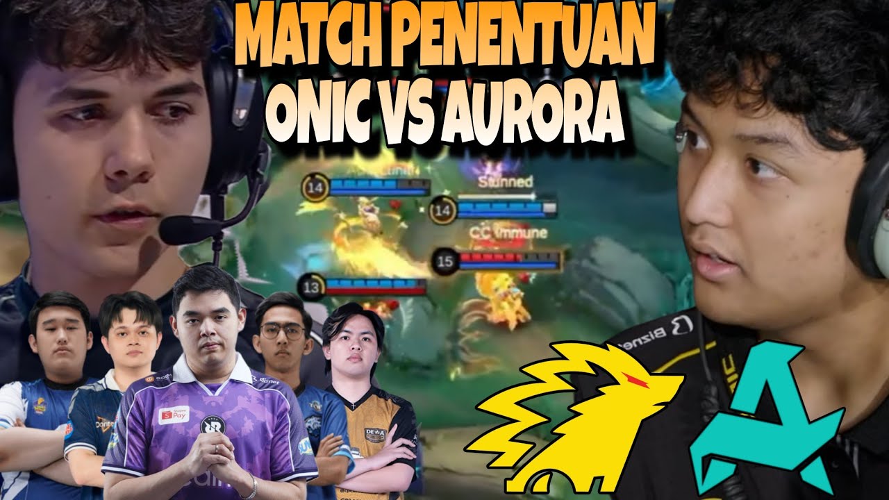 PENENTUAN PALING DITUNGGU !! SIAPA YANG AKAN PULANG ?! ONIC VS AURORA MATCH 5 - EWC MLBB 2026