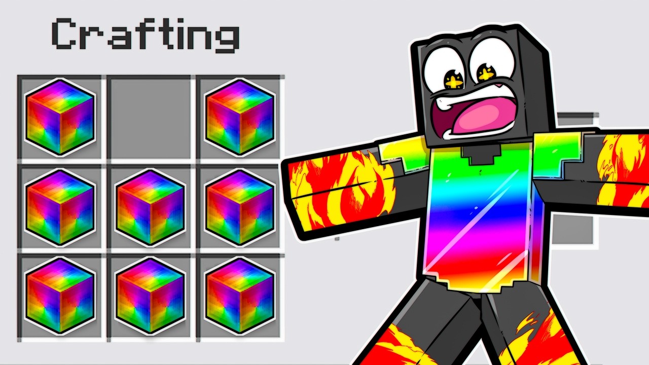 POSSO Fazer ARMADURA com BLOCOS DE MOD no Minecraft!