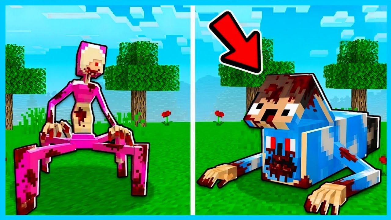 MIPAN & ZUZUZU BERUBAH JADI MONSTER MENGERIKAN DI MINECRAFT! SEREM BANGET