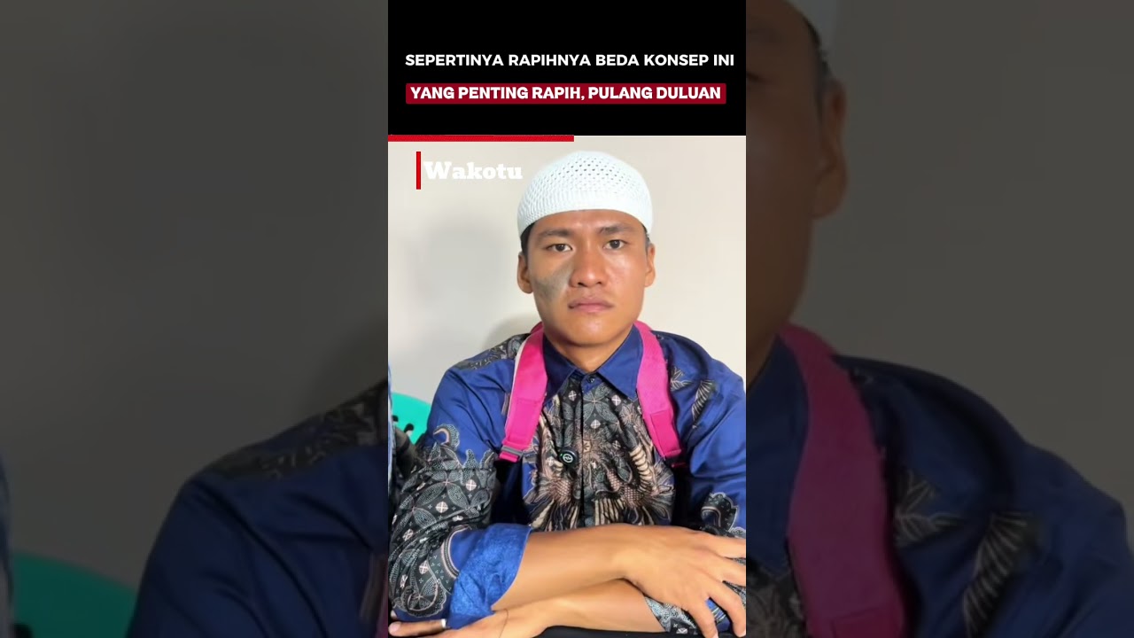 Harus rapih biar cepet pulang #comedy #viral #shorts #wakotu