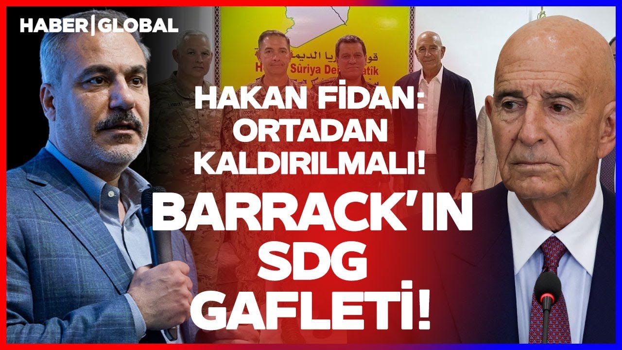 Tom Barrack'ın SDG Gafleti! Hakan Fidan'ın Ortadan Kaldırılmalı Dediği SDG İle Kol Kola Girdiler