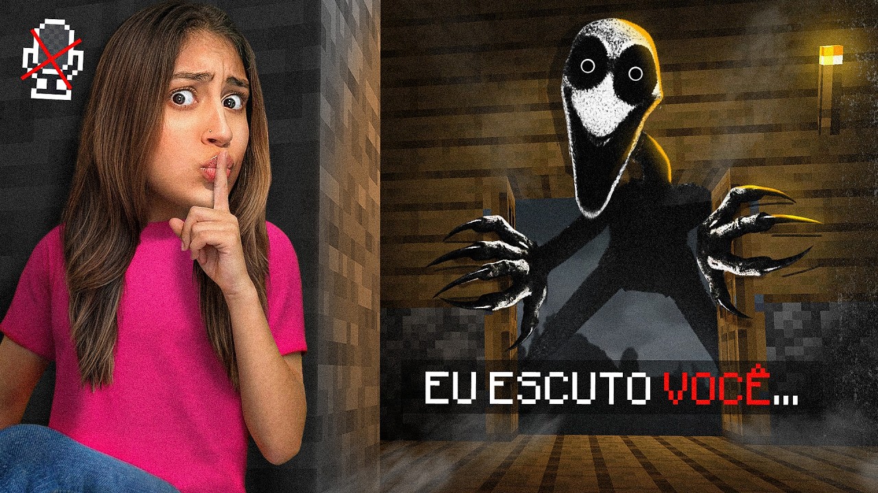 Sobrevivendo ao STALKER que ESCUTA A VOZ no MINECRAFT
