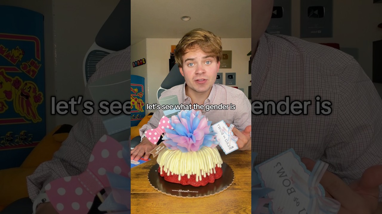 I got a gender reveal cake to see what the gender would be…