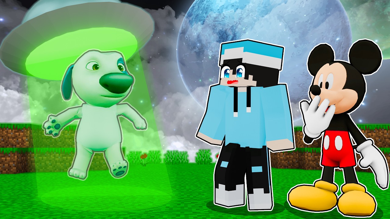 ماين كرافت لكن الفضائيين اخذو صديقي !!؟ 👽🤯