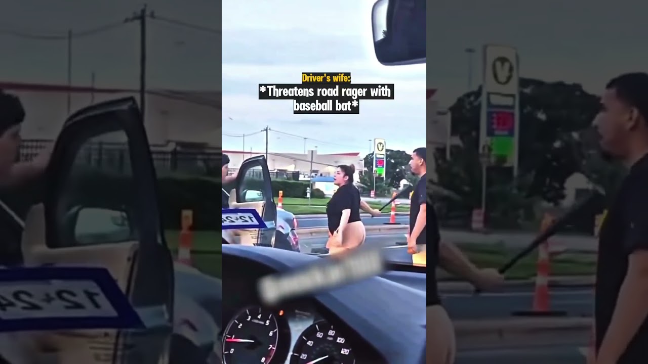 Road Rager Smashes Driver's Back Window
