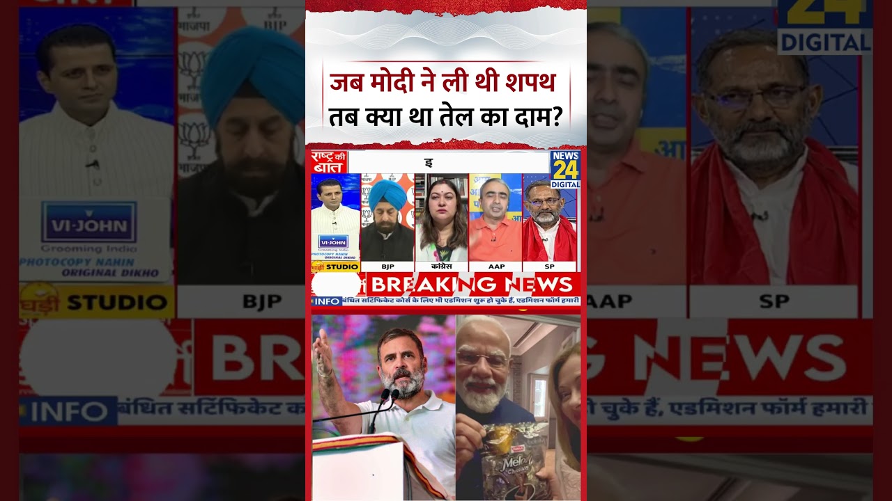 Rashtra Ki Baat: जब Modi ने ली थी शपथ तब क्या था तेल का दाम? Anurag Dhandha ने बताया