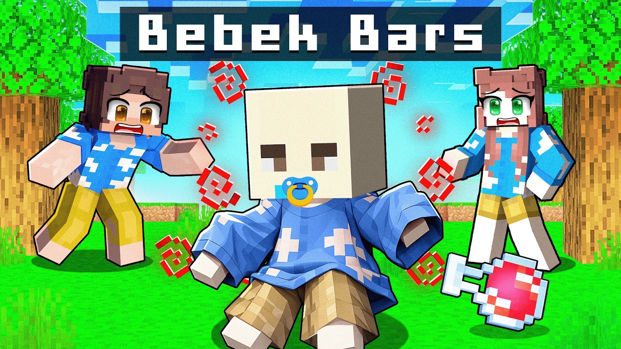 OĞLUM BARS BEBEK HALİNE GERİ DÖNDÜ 😱 - Minecraft