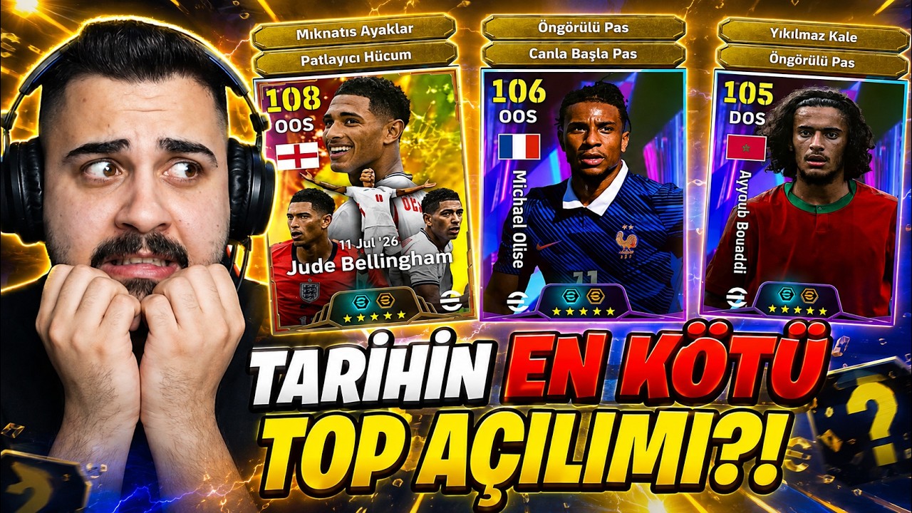 Tarihin En Kötü TOP AÇILIMI?! 😬 108 Bellingham, 106 Olise & Bouaddi! Top Açılımı + Deneme!