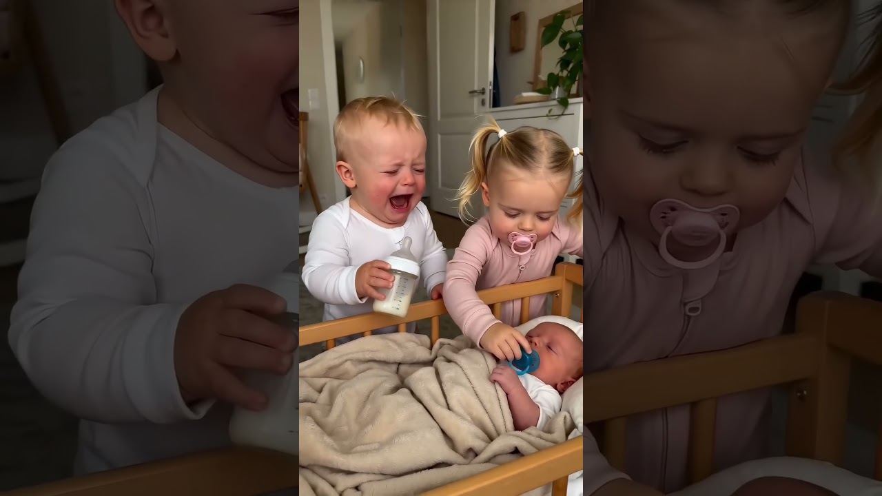 Sister Outsmarts Her Brother in Seconds! 😂#Shorts #FunnyBaby #Siblings #Comedy #Family #Viral
