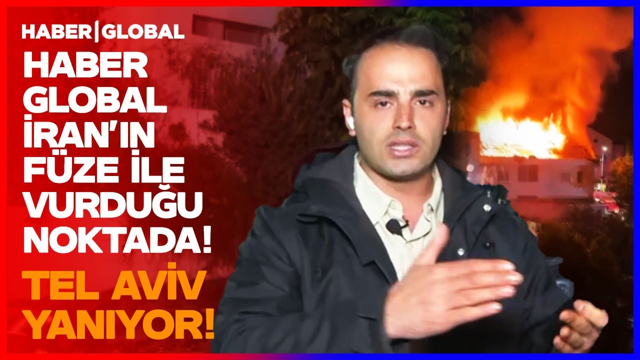 İSRAİL’İN SAVUNMASI ÇÖKÜYOR! Tel Aviv Yanıyor! Haber Global’den Emre Timur İran’ın Vurduğu Noktada!
