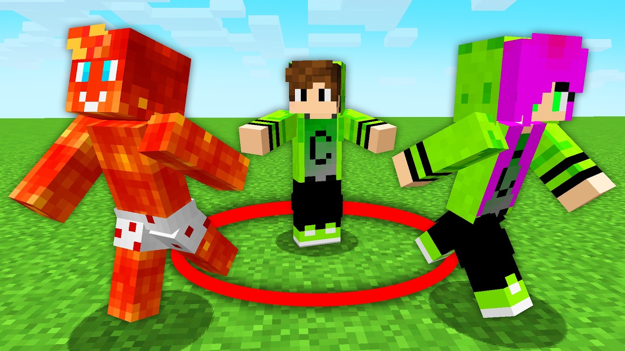 Fiquei PRESO no Círculo Vermelho no Minecraft!