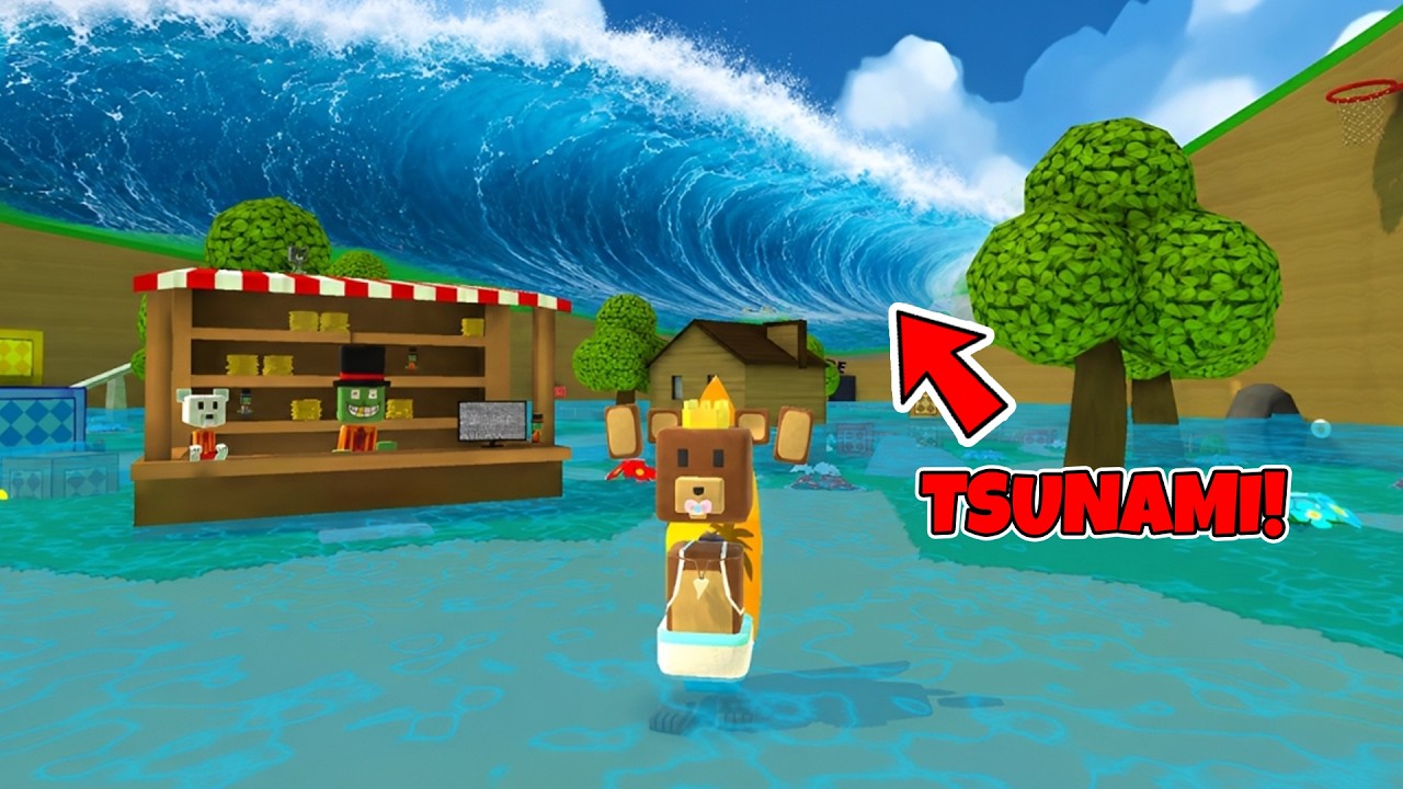 Mode Tsunami Desa Beruang Hancur! - Super Bear Adventure