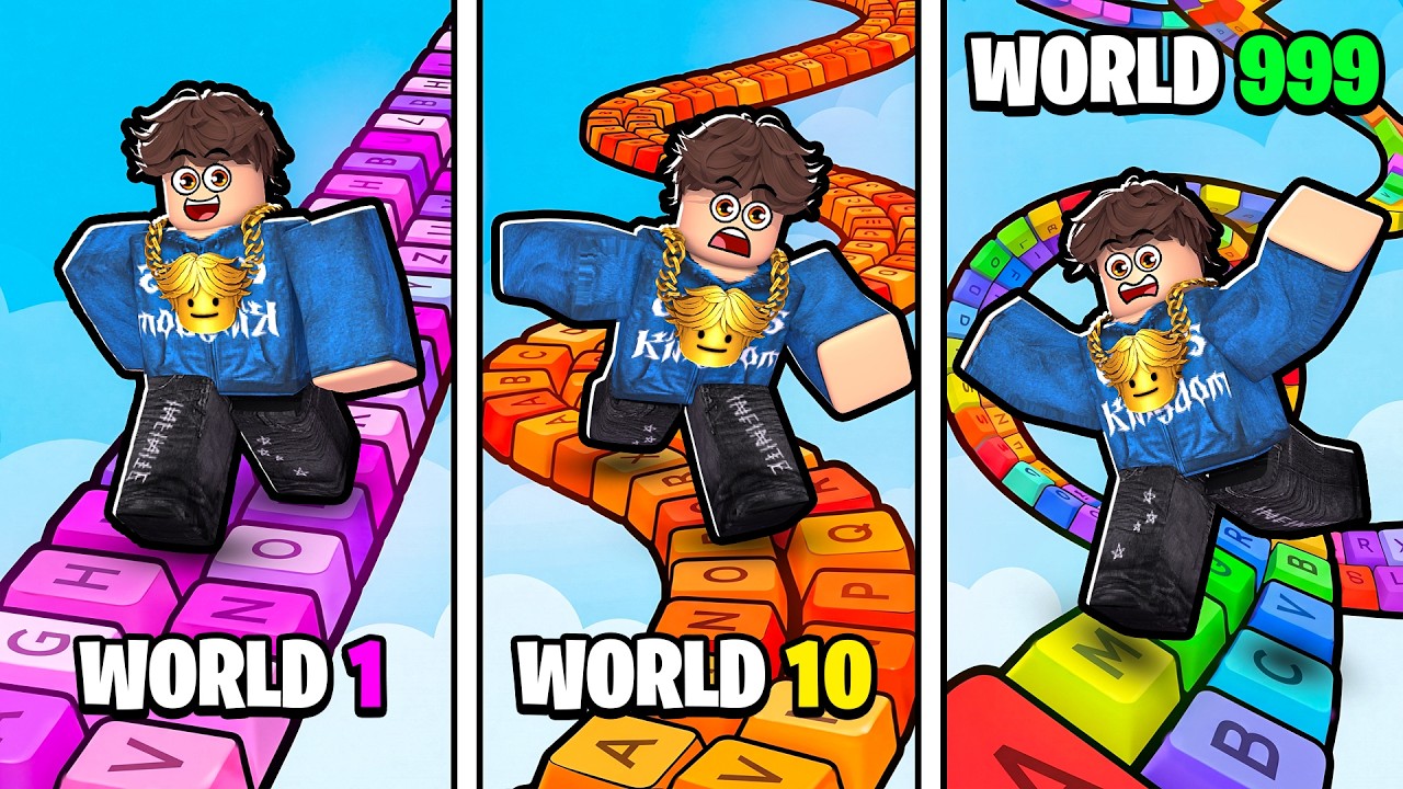 Completing EVERY WORLD in Roblox Keyboard Escape!