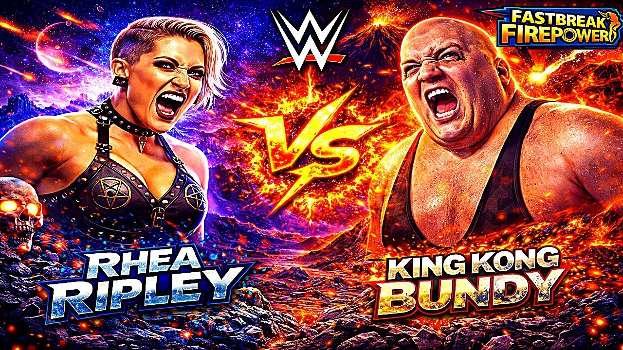 WWE 2K25 | Rhea Ripley VS. King Kong Bundy | MATCH #121 #shortslive #shortsfeed #shorts