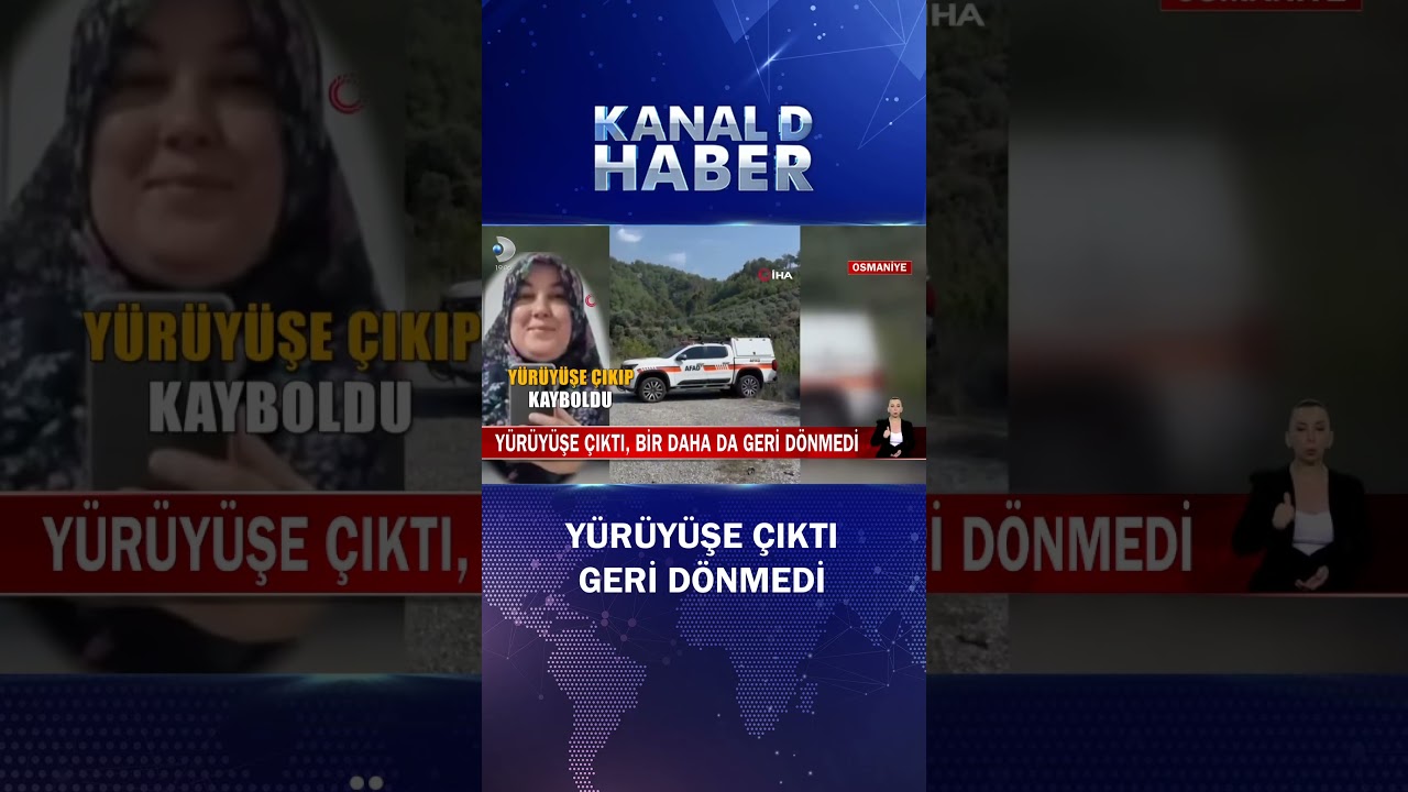 Osmaniye'de 54 Yaşındaki Ayşegül Yaşar Günlerdir Kayıp! Yürüyüşe Çıktı Geri Dönmedi