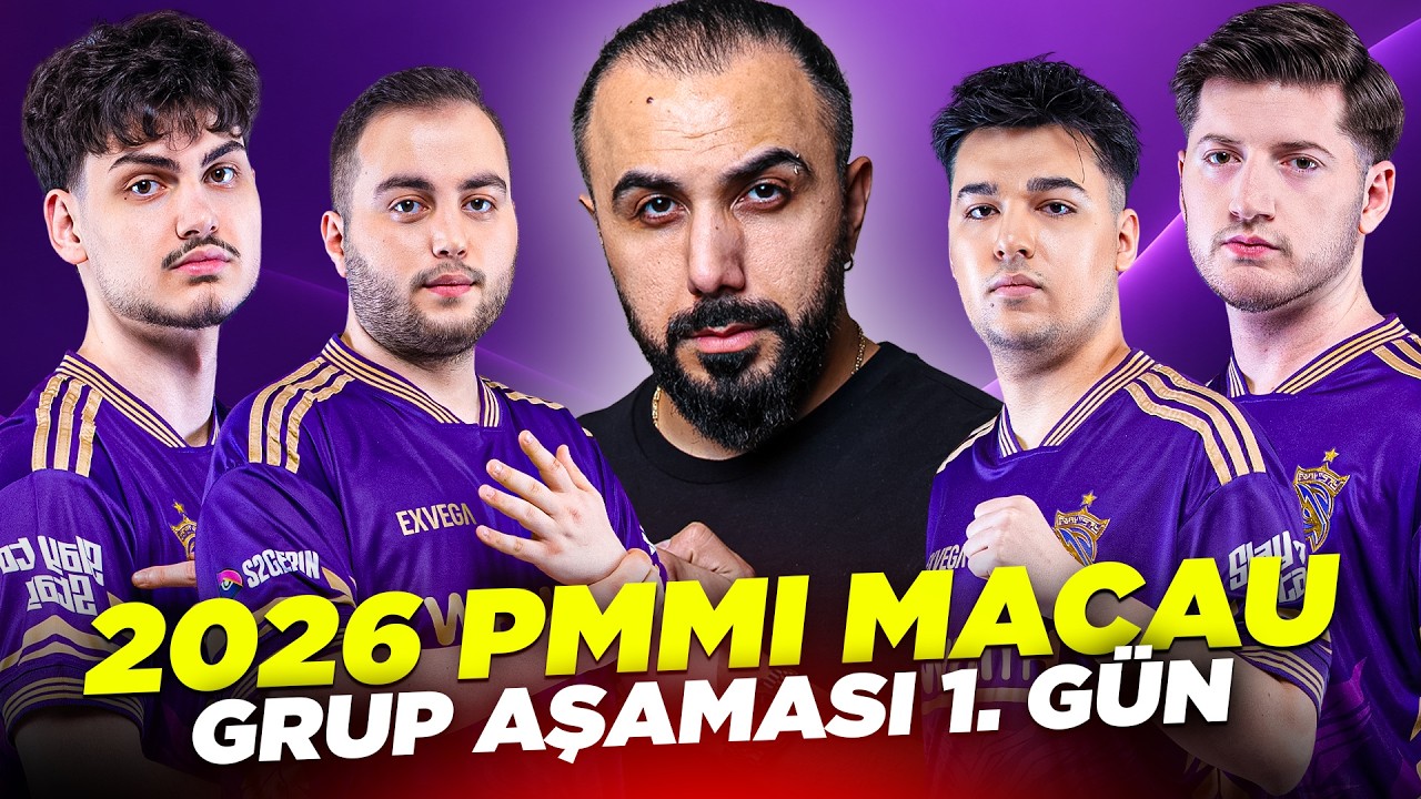 🔴 S2G E-SPOR 2026 PMMI MACAU GRUP AŞAMASI 1. GÜN MAÇLARINI İZLİYORUZ! | PUBG Mobile