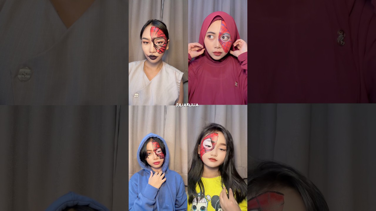 TREND MAKE UP SPIDERMAN#dramangakak