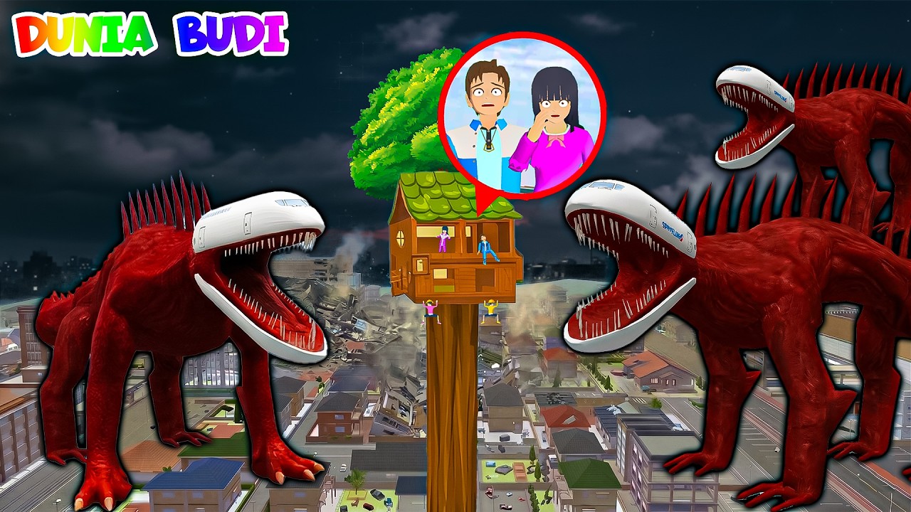 Yuta Mio Buat Rumah Pohon Paling Aman Dari Serangan Pasukan MONSTER INFECTED SKY Di Kota Sakura 😱