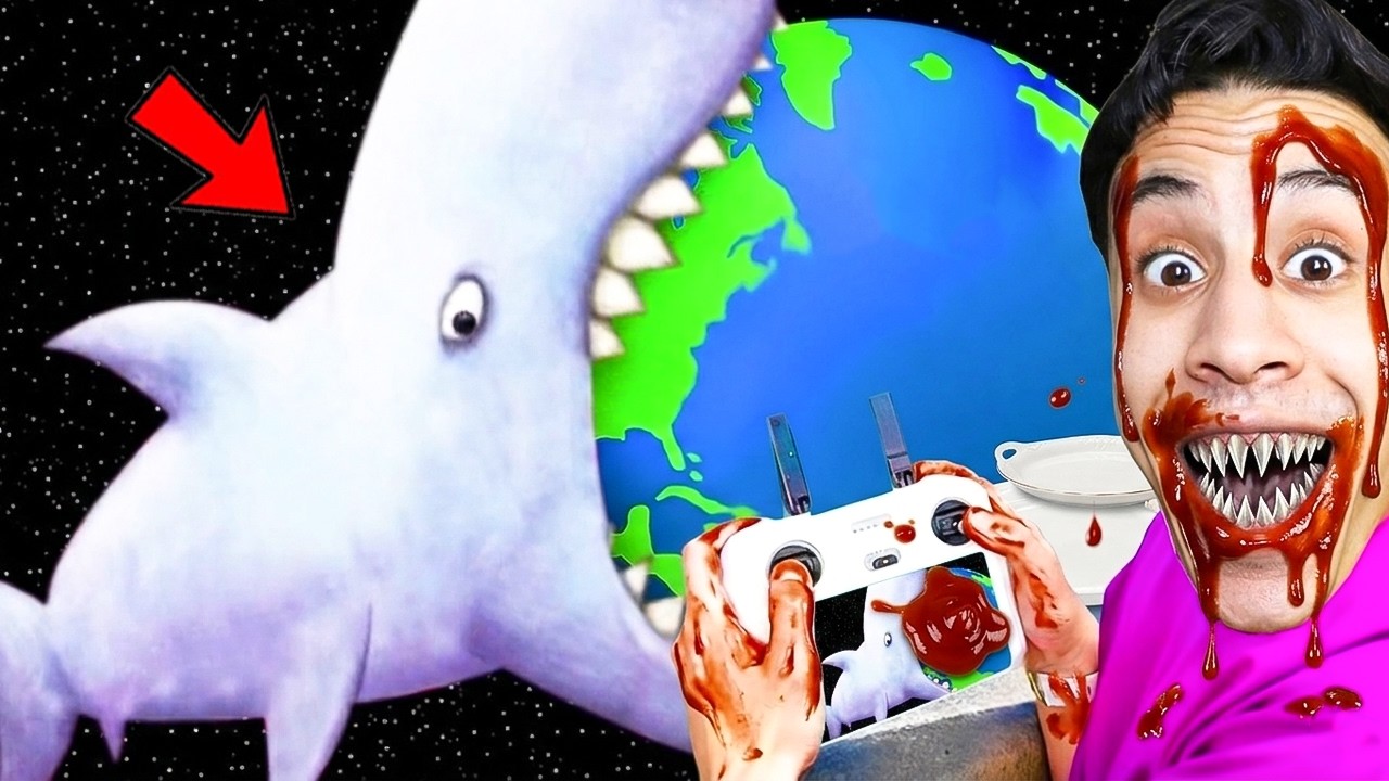 أصبحتُ أكبر سمكة قرش في العالم 🦈🌍