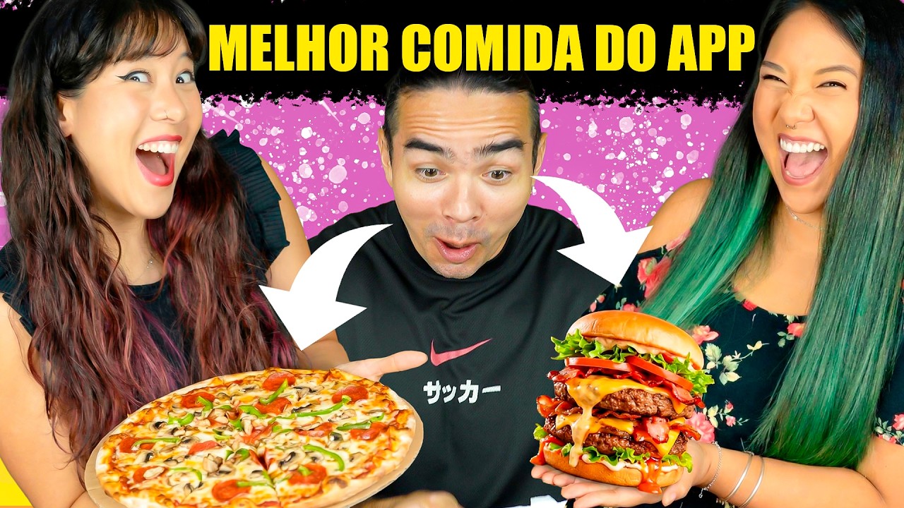 QUEM ESCOLHER A MELHOR COMIDA DO APLICATIVO PARA O BOMBA | Blog das irmãs