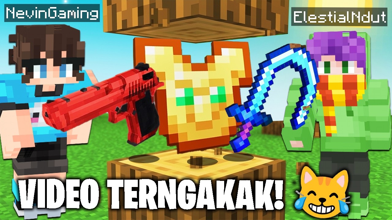Gw ADAIN LOMBA SURVIVAL PVP TAPI DROP RANDOM 100+ MOD ... (NGAKAK BANGET WOI! BENERAN RANDOM)