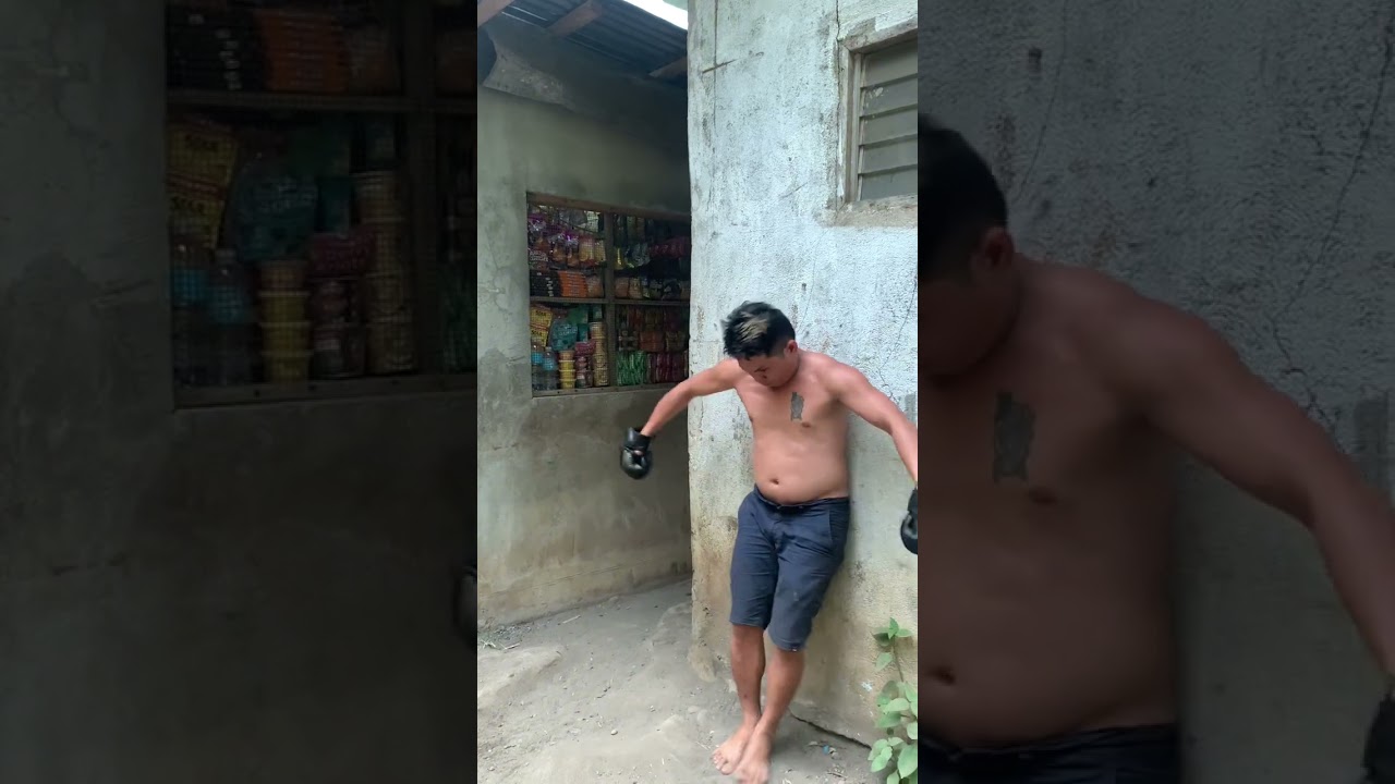Buti nalang naging boxer agad HAHA #funny #comedy