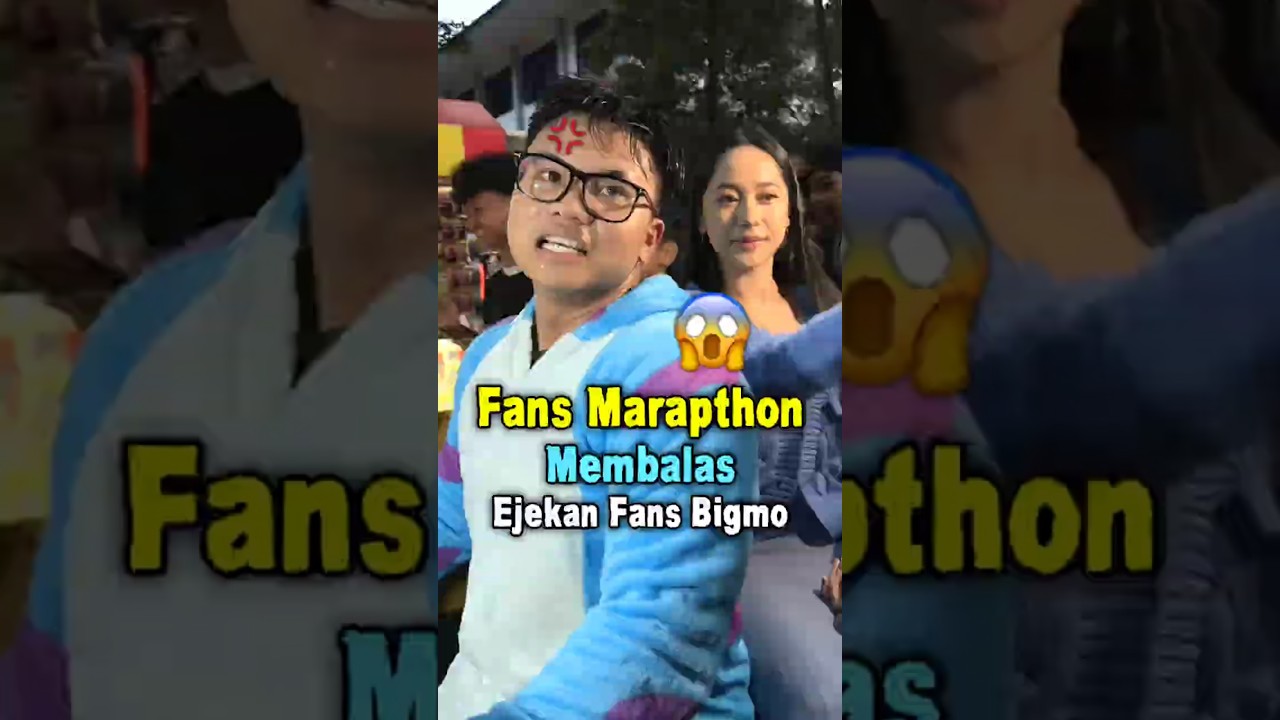 Momen Fans Marapthon membalas ejekan Fans Bigmo