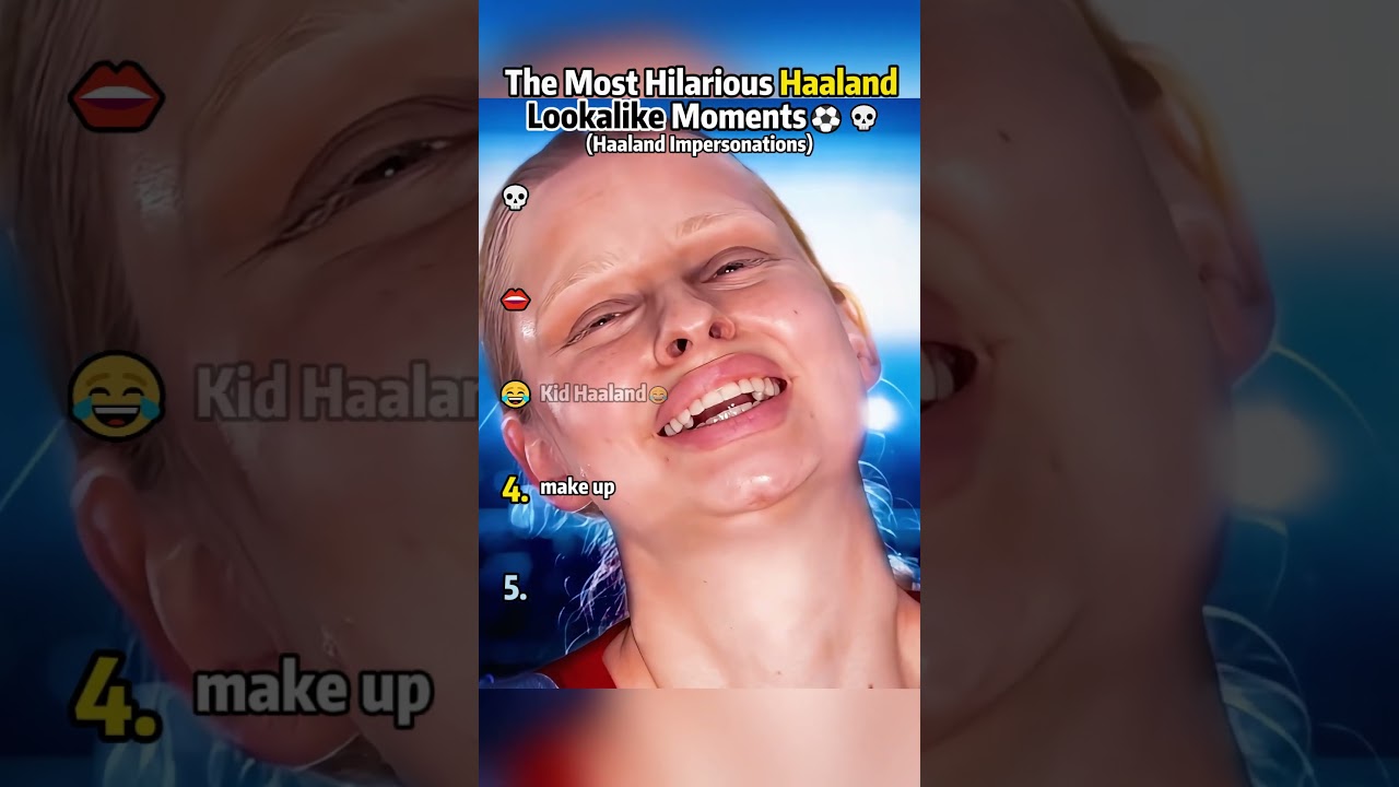 The Most Hilarious Haaland Lookalike Moments⚽ 💀 #Haaland #erlinghaaland #Soccer #funny #meme #fyp