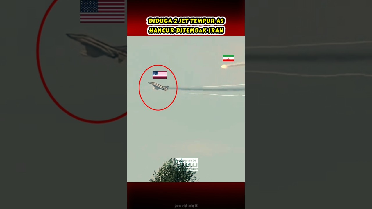 JET TEMPUR AMERIKA DITEMB∆K IRAN #beritamiliter #beritaterkini #amerika #iran