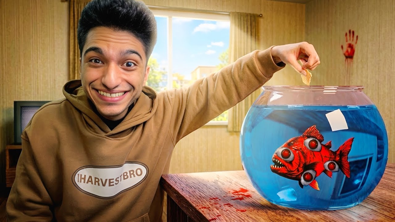 ربيت سمكه في منزلي ولكن السمكه دي طلعت من الضيب ويب😭😱 | feed-the-fish
