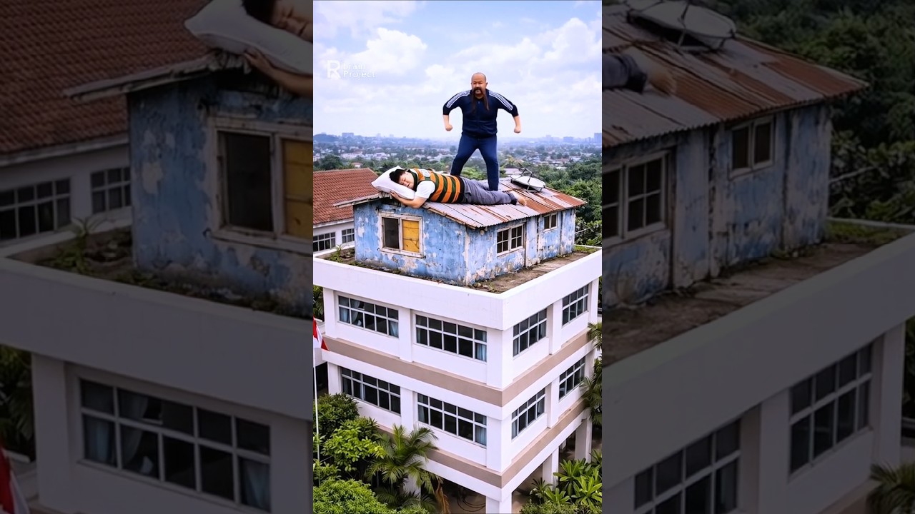 LANANG ga boleh tidur di KELAS yaudh BANGUN RUMAH di SEKOLAH🤣