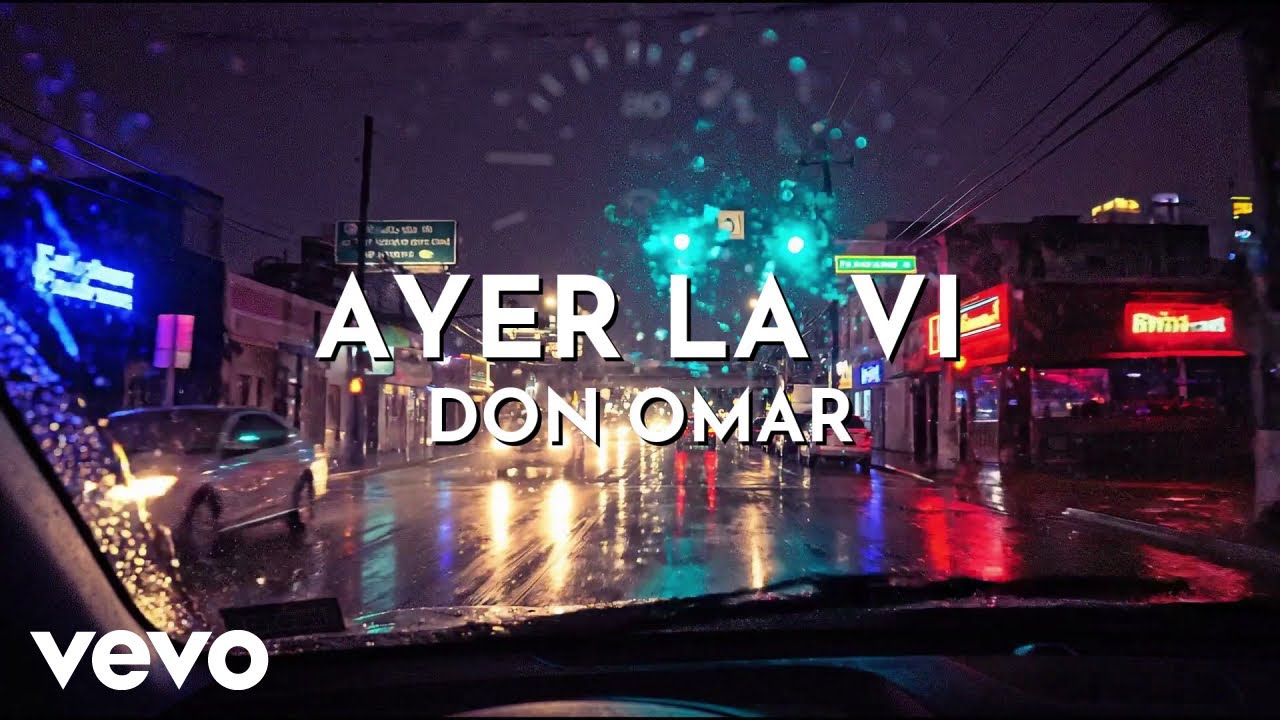 Don Omar - Ayer La Vi (Audio)
