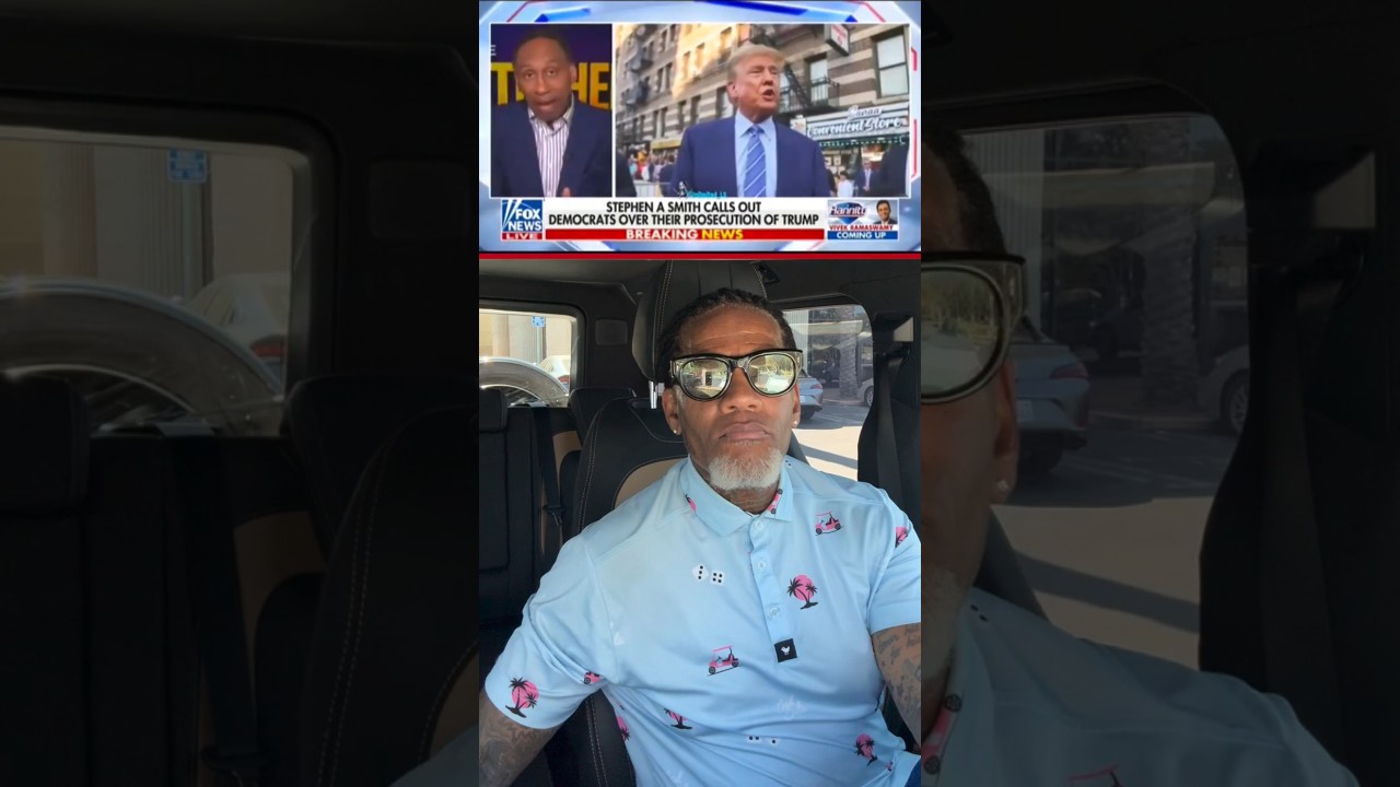 D.L. Hughley SLAMS Stephen A. Smith’s Support of Trump's Lie 😳 #StephenASmith #Sports #Politics