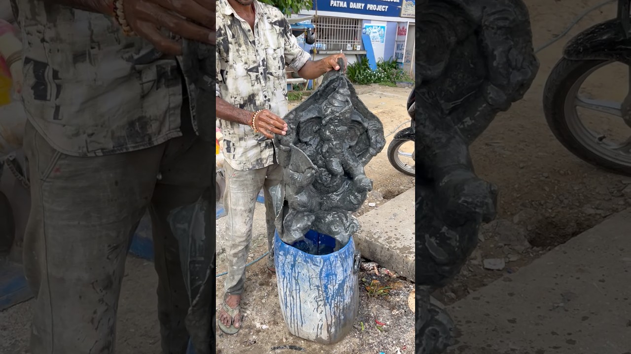 Ganpati Murti Making at Patna #shorts