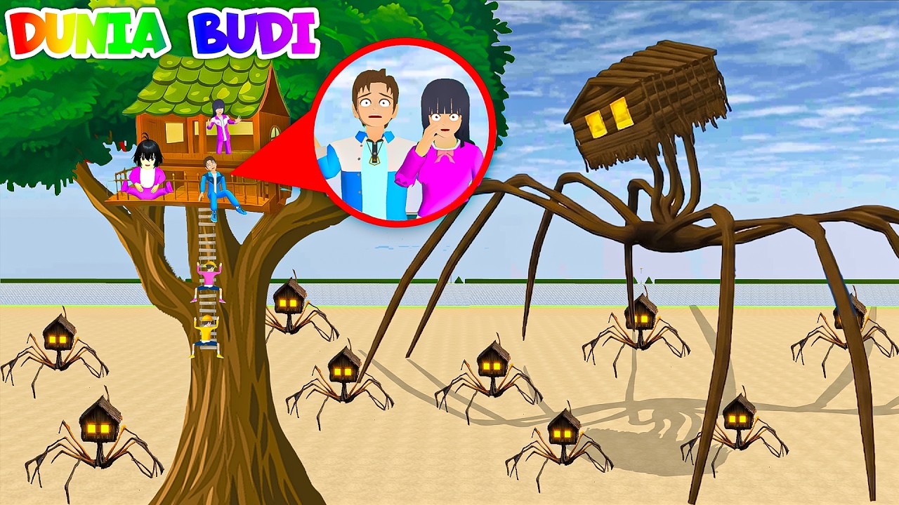 Yuta Mio Buat Rumah Pohon Paling Aman Dari Pasukan HOUSE HEAD RAKSASA Menyeramkan Di Kota Sakura😱