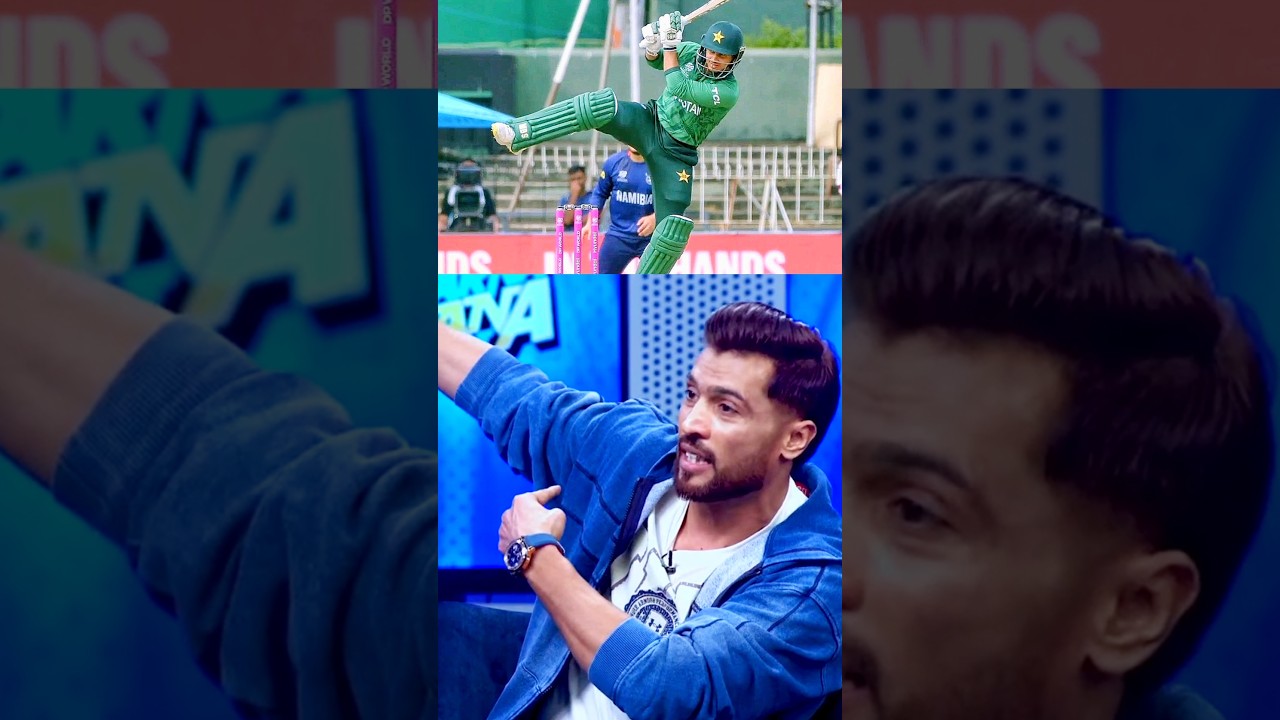 Saim Ayub tries to force every ball towards the low leg | ft. Mohammad Amir