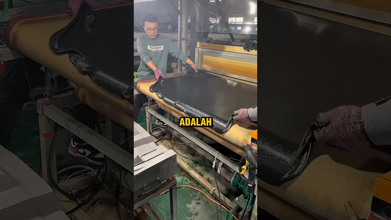 Begini Cara Plastik Panas Dicetak Menjadi Karpet Mobil